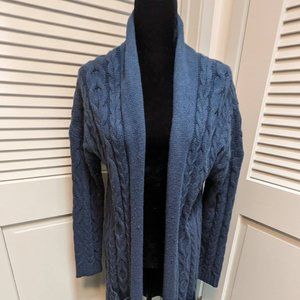 Women's LAUREN Ralph Lauren Blue Coat Sweater Size L/XL